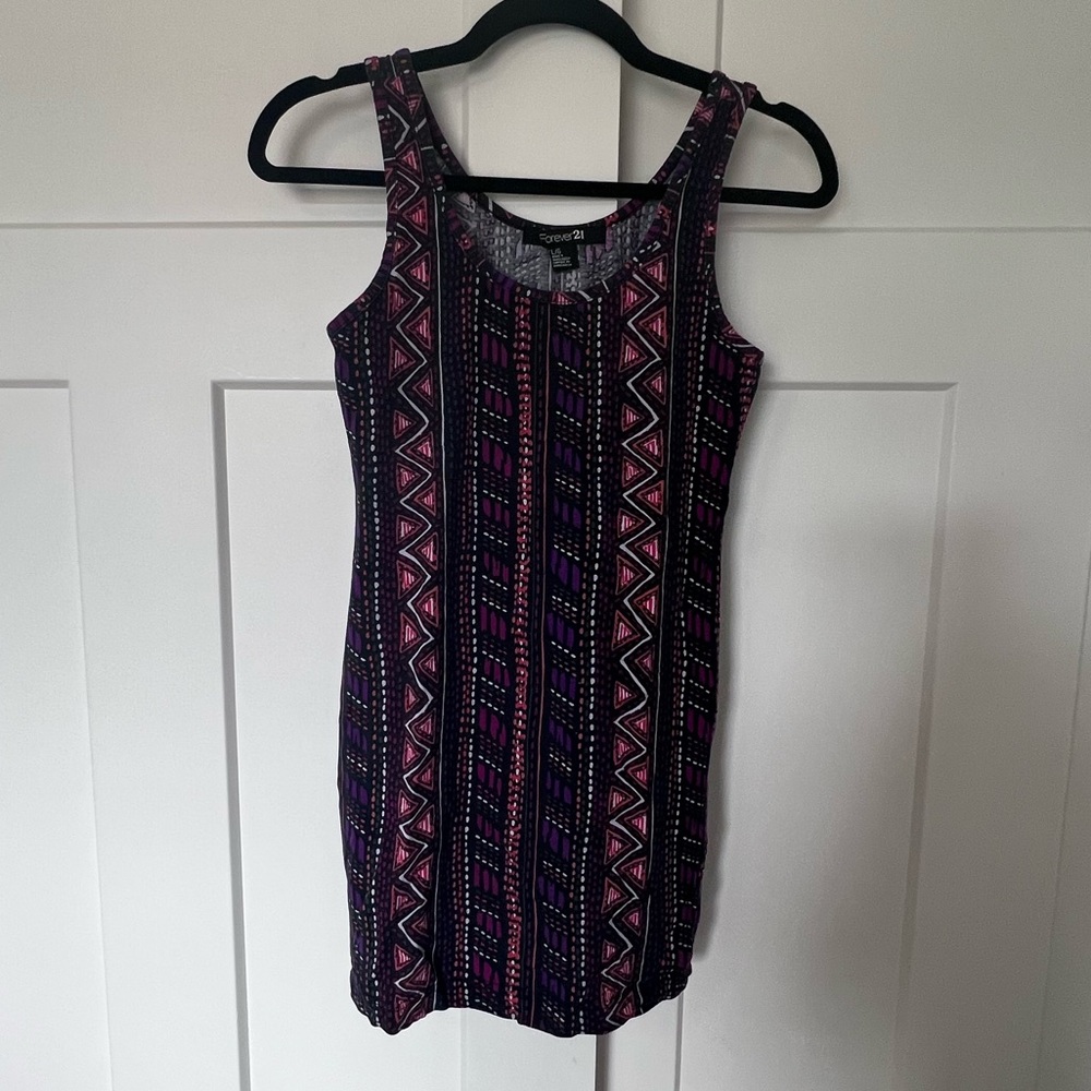 Tank Top Cotton Mini Dress